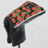 Retrogramm, personalisiert golf headcover (3/4 Vorderseite)