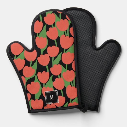 Retrogramm, personalisiert ofenhandschuh (Vorderseite/Rückseite)