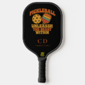 Retrogramm Pickleball Schläger (Rückseite)