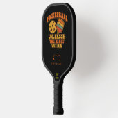 Retrogramm Pickleball Schläger (Links)