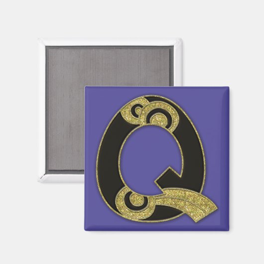 Retrogramm - Q Magnet (Vorderseite/Rückseite)