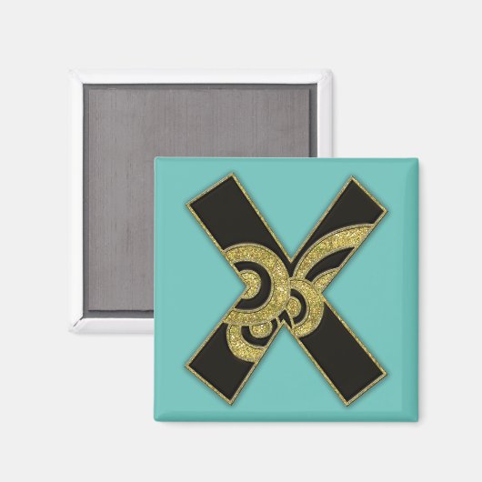 Retrogramm - X Magnet (Vorderseite/Rückseite)