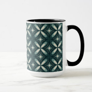 retrogrüne Formen Tasse