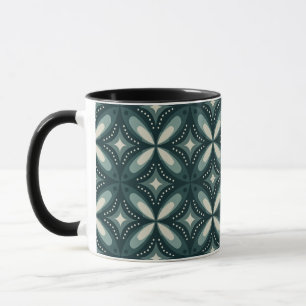 retrogrüne Formen Tasse