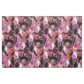 Retrohalloween bubblegum stoff (Fat Quarter (45,7 x 55,9 cm))