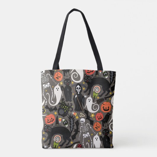Retrohalloween Tasche (Rückseite)