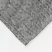 Retrohandgestrickte schwarz-weiße Streifen Fleecedecke (Ecke)