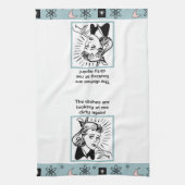 Retrohandtuch aus der Mitte des Jahrhunderts Geschirrtuch (Vertikal)