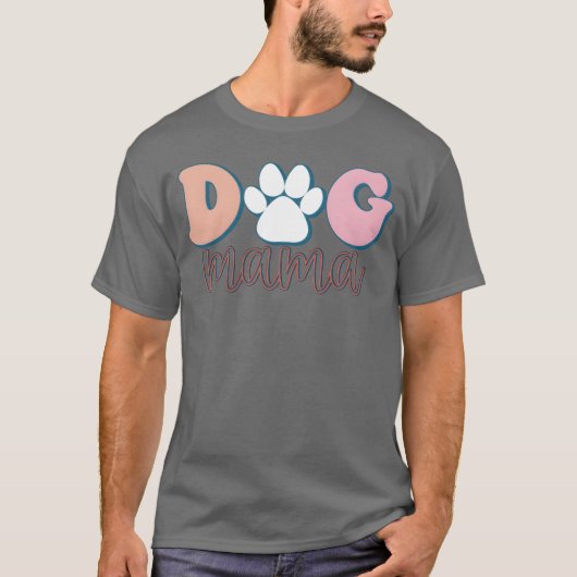 Retrohundmädchen lustig T-Shirt (Vorderseite)