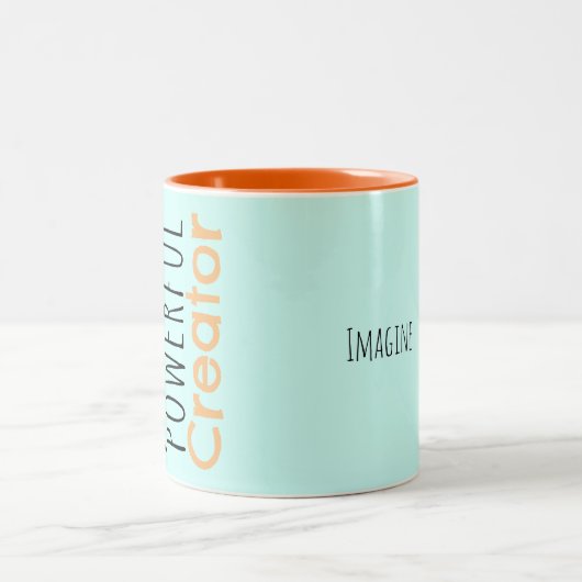 Retroinpiration-Tasse Zweifarbige Tasse (Mittel)