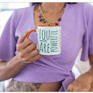 Retroinpiration-Tasse Zweifarbige Tasse