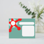 Retrojax. Postkarte (Stehend Vorderseite)