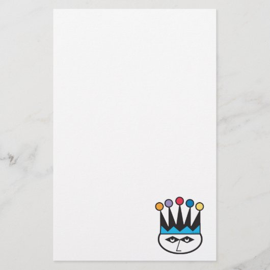 Retrojesterdesign für Joker Briefpapier (Vorderseite)