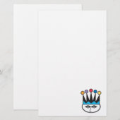 Retrojesterdesign für Joker Briefpapier (Vorne/Hinten)