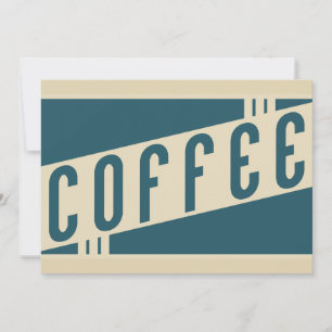 Retrokaffee Einladung