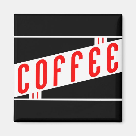 Retrokaffee Magnet (Vorne)