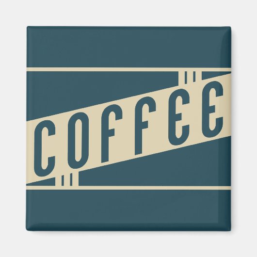 Retrokaffee Magnet (Vorne)