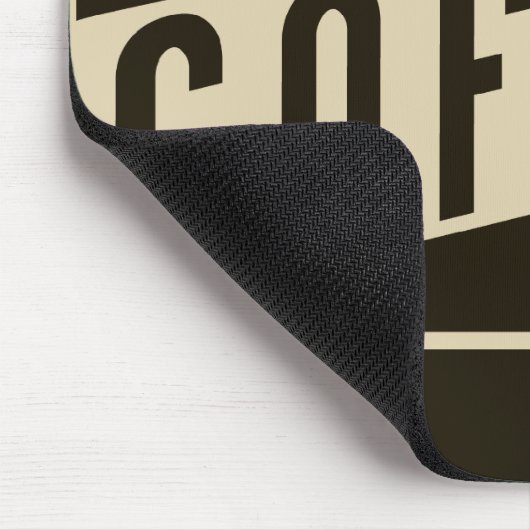 Retrokaffee Mousepad (Ecke)