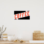 Retrokaffee Poster (Küche)