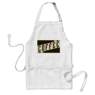 Retrokaffee Schürze