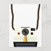 Retrokamera mit Gurt Postkarte (Vorderseite)