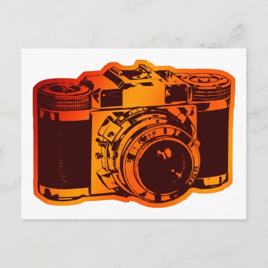 Retrokamera Postkarte (Vorderseite)