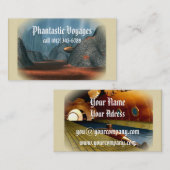 Retrokarte Visitenkarte (Vorne/Hinten)