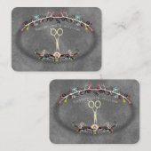 Retrokarten für Haarschnitt Rabattkarte (Vorne/Hinten)