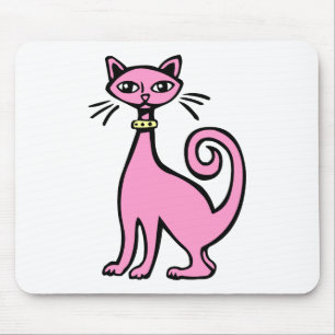 Retrokatze - Maßgeschneiderte Mousepad