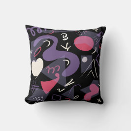 Retrokissen in hellen Farben Kissen