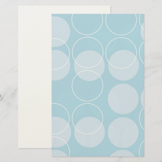 Retrokreise Briefpapier (Vorne/Hinten)