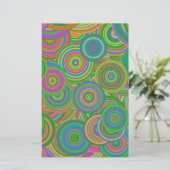 Retrokreise Briefpapier (Stehend Vorderseite)