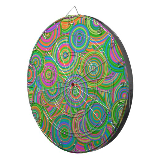 Retrokreise Dartscheibe (Vorderseite rechts)