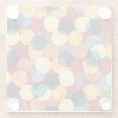 Retrokreise, Grunge Textur nahtlos Muster. Glasuntersetzer (Rückseite)