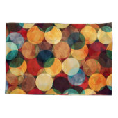 Retrokreise, Grunge Textur nahtlos Muster. Kissenbezug (Rückseite)