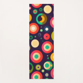 Retrokreise in verschiedenen Farben Yogamattel Yogamatte (Vorderseite)