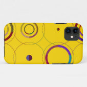 Retrokreise nahtlose Muster Case-Mate iPhone Hülle (Rückseite (Horizontal))