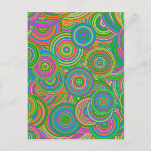 Retrokreise Postkarte (Vorderseite)