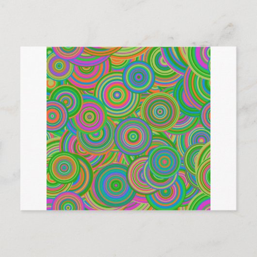 Retrokreise Postkarte (Vorderseite)