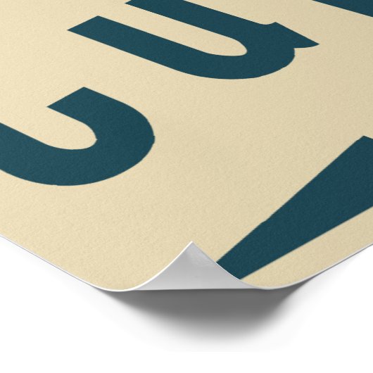 Retrokuchen Poster (Ecke)