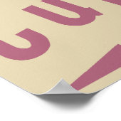 Retrokuchen Poster (Ecke)