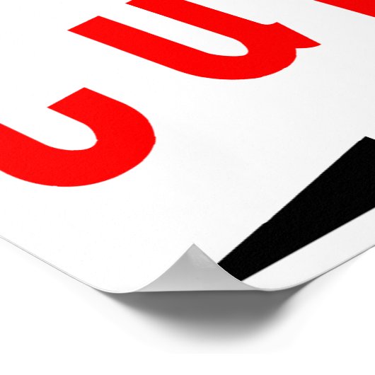 Retrokuchen Poster (Ecke)