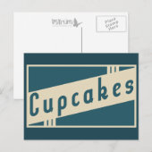 Retrokuchen Postkarte (Vorne/Hinten)