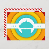 Retrokuchen Postkarte (Vorne/Hinten)