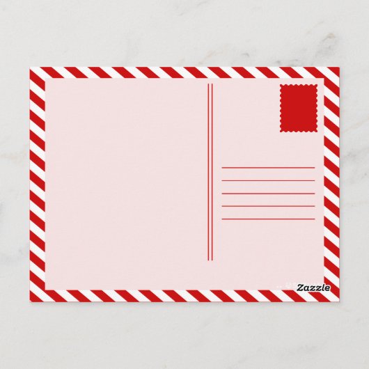 Retrokuchen Postkarte (Rückseite)