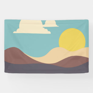 Retrolandschaft Banner