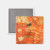 Retromagnet Magnet (Vorderseite/Rückseite)
