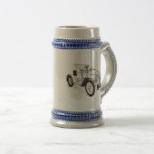 Retromaschine Bierglas (VorderseiteRechts)