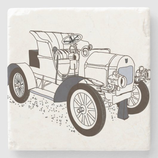 Retromaschine Steinuntersetzer (Vorderseite)