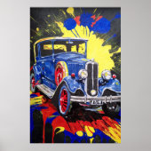 Retromobil, Auto, Vintag, Poster (Vorne)